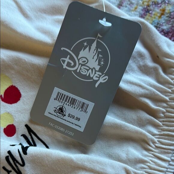 Disney Minnie Mouse Polk Dots Cream Top - Picture 3 of 5